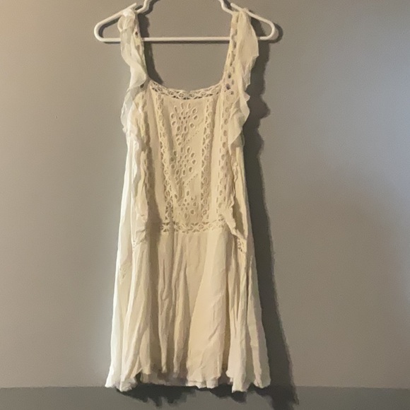 Free People Tops - Free People White Eyelet Sundress
